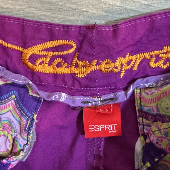 Vintage Espirit Junior Purple Capris Pants - Picture 2 of 4